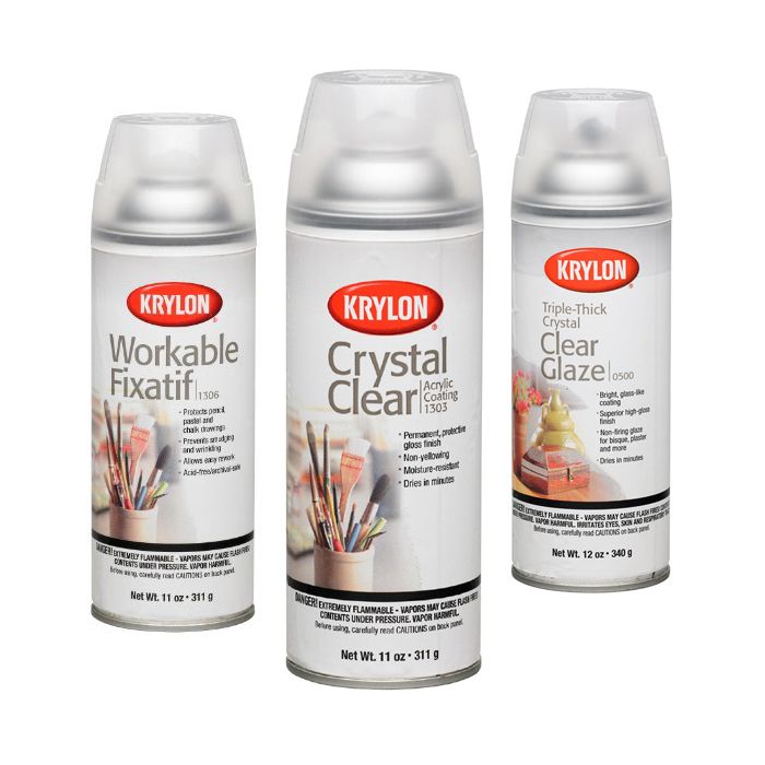 Krylon Gallery Pastel Fixative Spray 11 oz